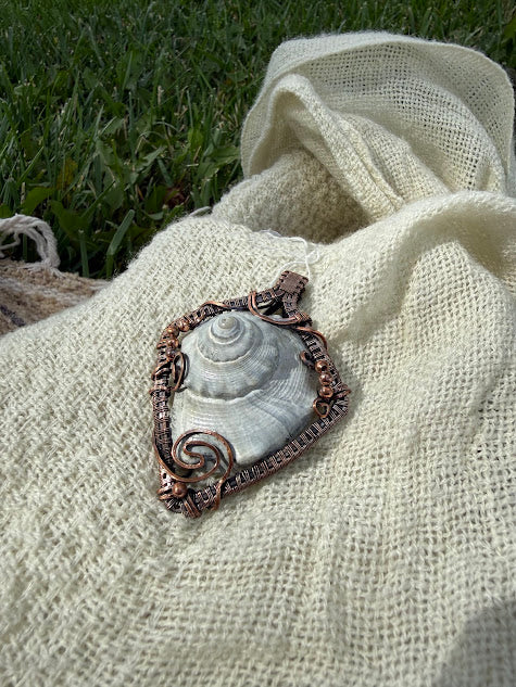 Siren Awakening - Seashell Copper Amulet