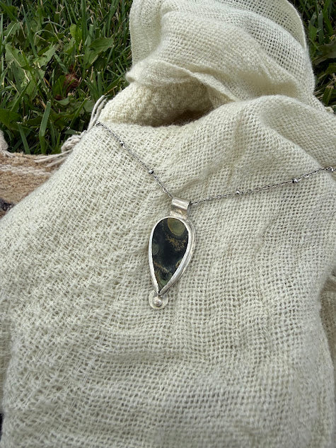 Jasper Sterling Silver Pendant