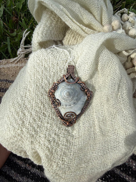 Siren Awakening - Seashell Copper Amulet