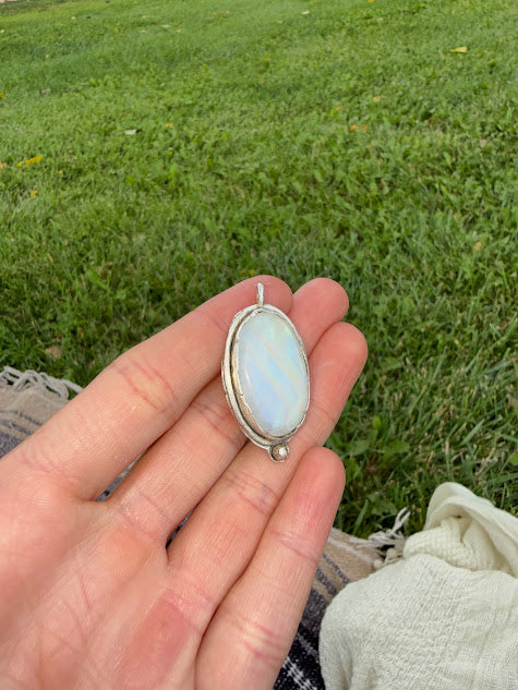 Rainbow Moonstone Pendant