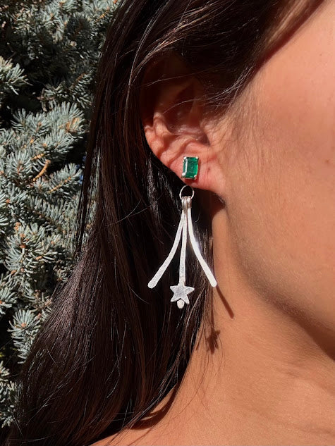 Shooting Star - Back Earring